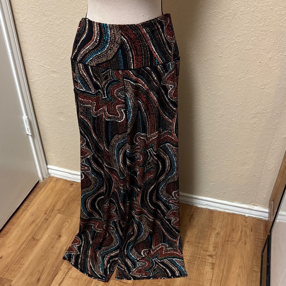 Women's Multicolor Patterned Skirt